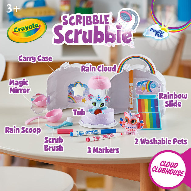Crayola Scribble Scrubbie - Cloud Clubhouse