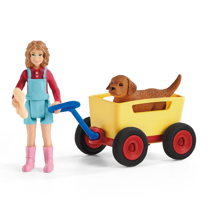 Schleich - Puppy Wagon Ride