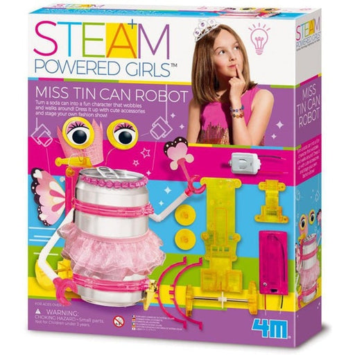 4M Steam Powered Kids - Ms Tin Can Robot