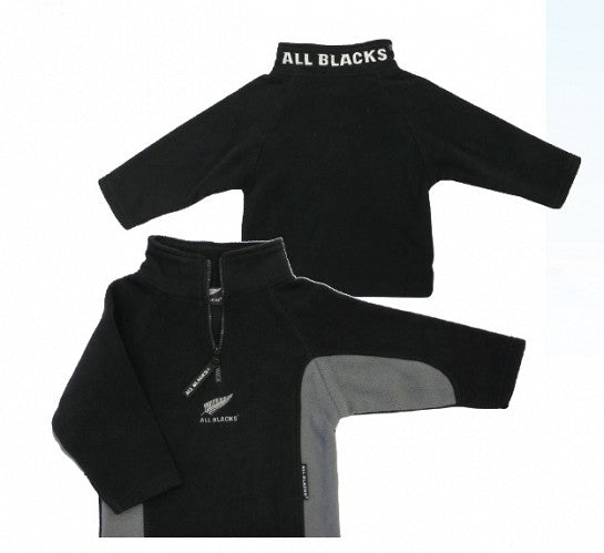 All Blacks Infants Half Zip Fleece Sweat