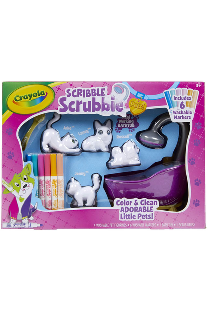 Crayola Scribble Scrubbie - Pets Bath Tub Playset