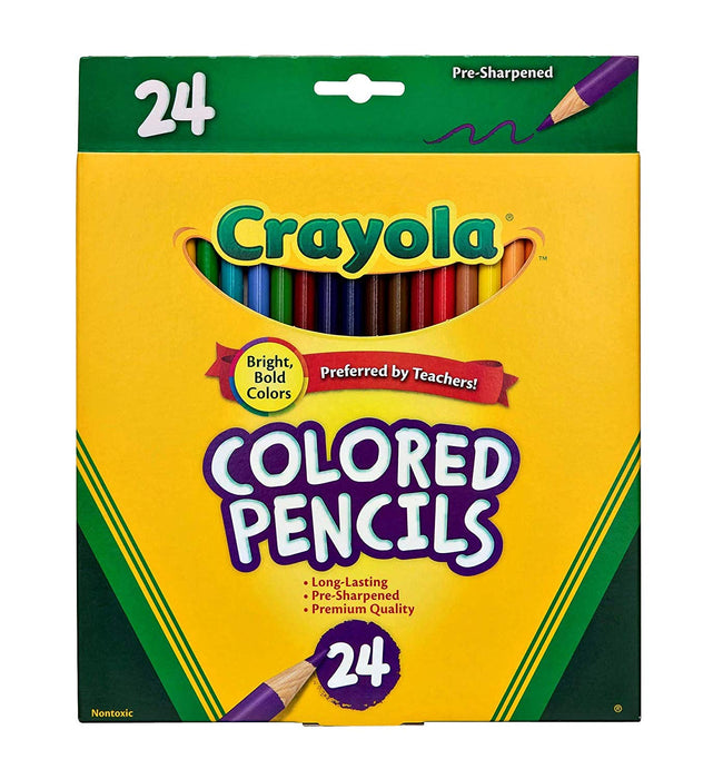 Crayola - Full Size Coloured Pencils 24pk