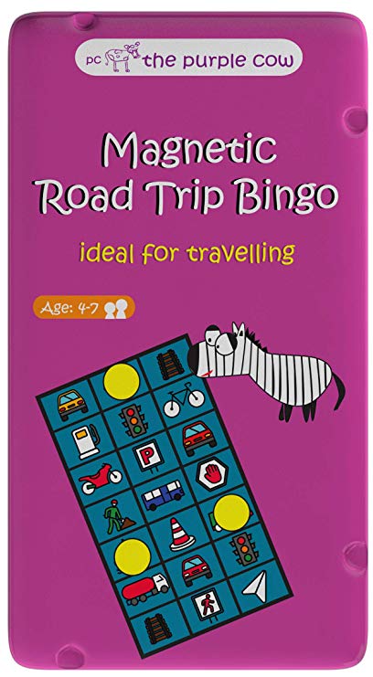 The Purple Cow - Magnetic Road Trip Bingo