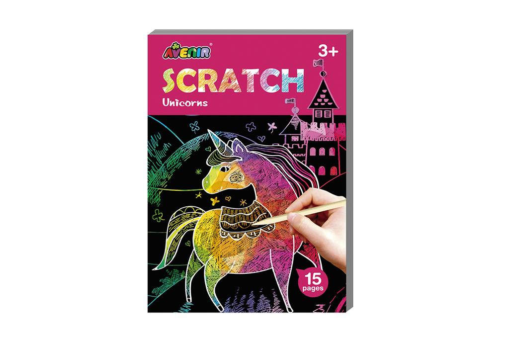 Avenir: Scratch Mini Book Unicorns