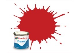 Humbrol 14ml Enamel Paint Gloss - #220 Italian Red