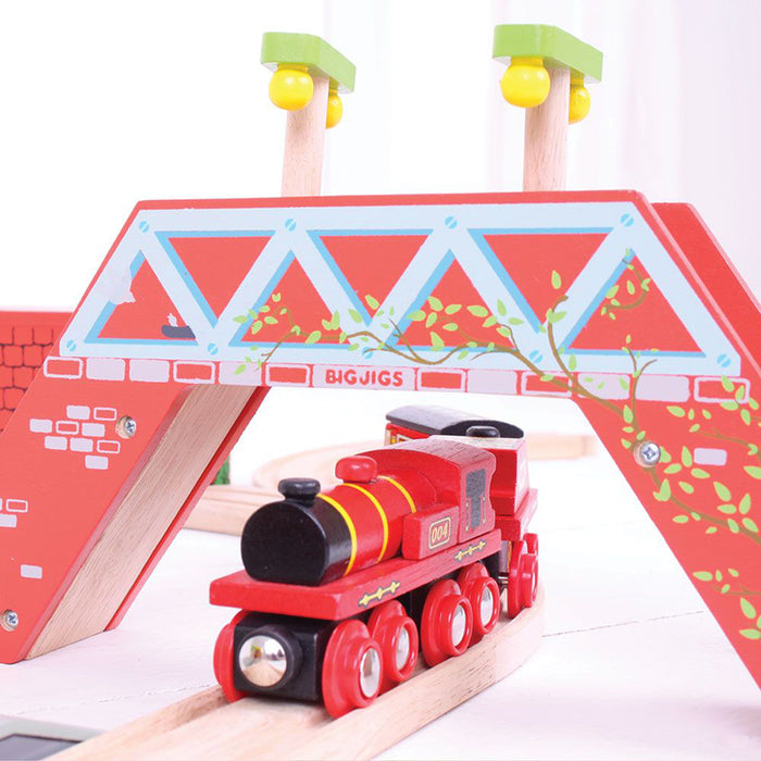 BigJigs Rail: Big Red Engine and Coal Tender