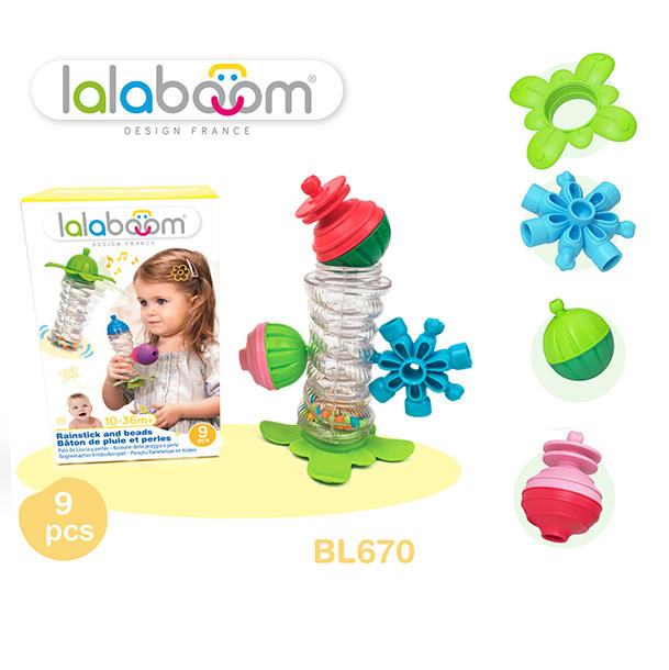Lalaboom - Rainstick & Beads (Rainmaker & 6pc Beads)