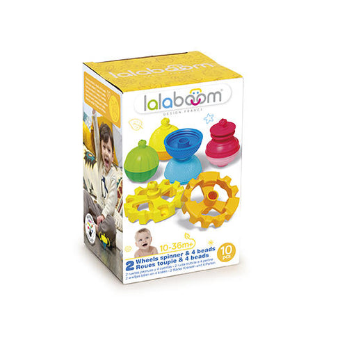 Lalaboom - Wheels Spinner & Beads (2 Wheels & 8pc Beads)