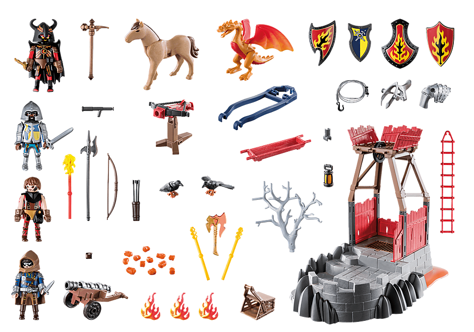 Playmobil 70390 - Novelmore Burnham Raiders Lava Mine