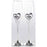 Champagne Glasses with Heart - set of 2