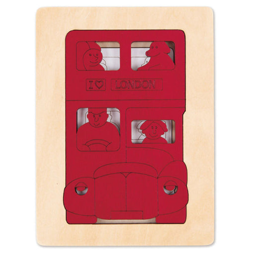 Hape - George Luck Five Buses Puzzle