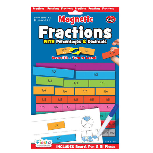 Fiesta Crafts - Magnetic Fractions with Percentages & Decimals