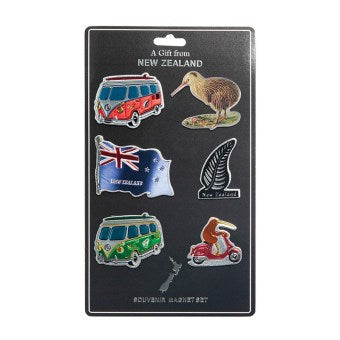 NZ Magnet - NZ Icons Magnet 6pk