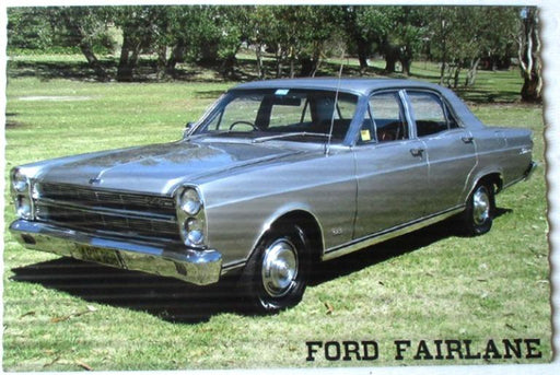 Posh Garage Signs - Corrugated Ford Fairlane Silver