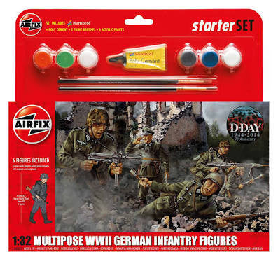 Airfix Starter Set - 1:32 Multipurpose WWII German Infantry Figures