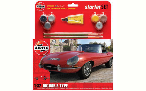 Airfix Starter Set - 1:32 Jaguar E-Type
