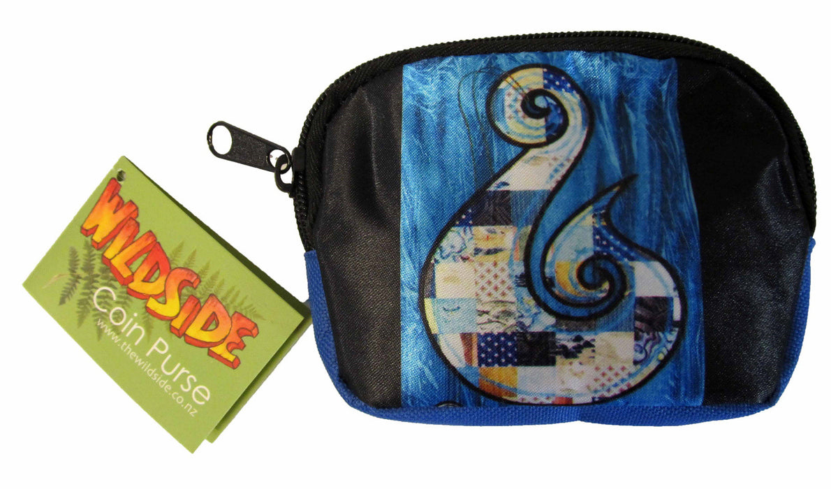 Wildside - Blue Hei Matau Coin Purse