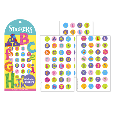 Peaceable Kingdom - Stickers - Alphabet