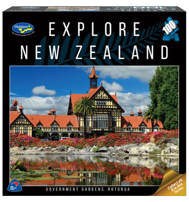 Explore New Zealand 100pc Puzzle - Government Gardens, Rotorua
