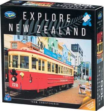 Explore New Zealand 100pc Puzzle - Tram, Christchurch