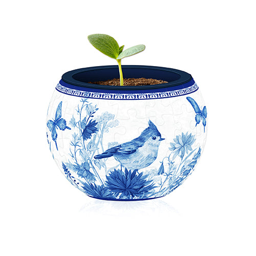 Pintoo Puzzle Flowerpot - Oriental Birds
