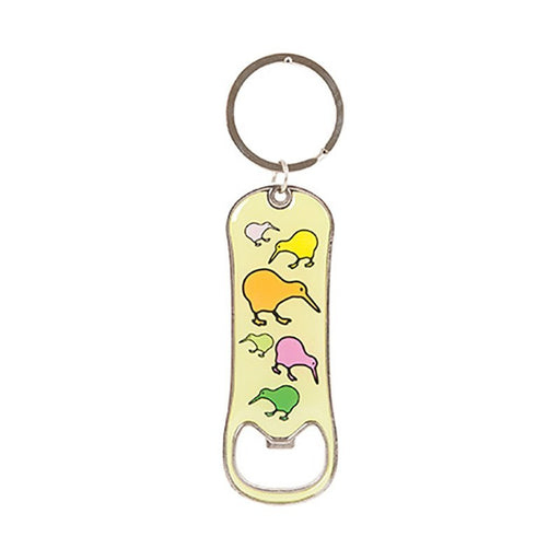 NZ Keyring - Quirky Kiwi Bottle Opener