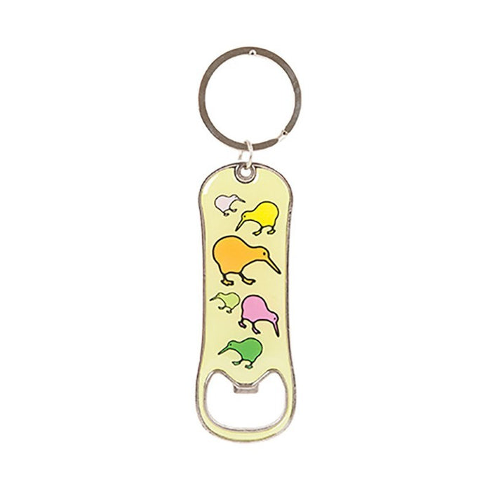 NZ Keyring - Quirky Kiwi Bottle Opener