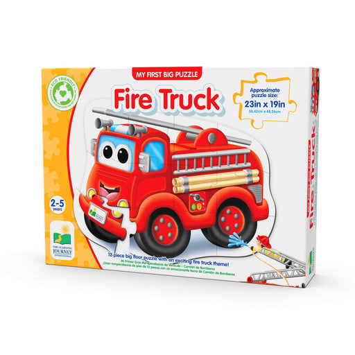 The Learning Journey: My First Big Puzzle - Fire Truck