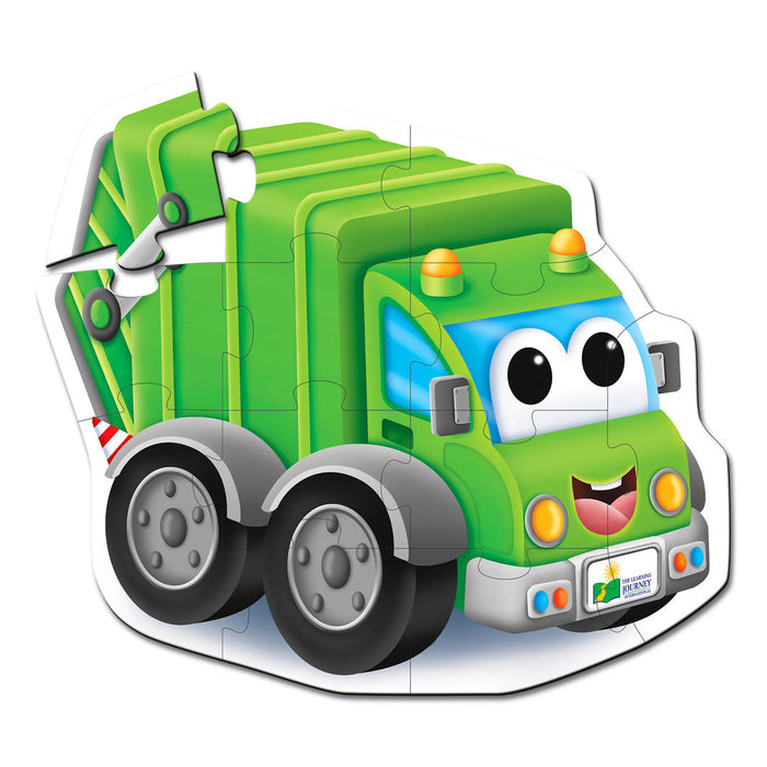 The Learning Journey: My First Big Puzzle - Recycle Truck