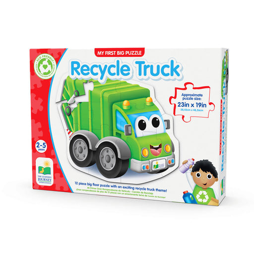 The Learning Journey: My First Big Puzzle - Recycle Truck