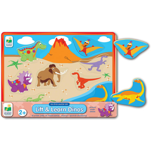 The Learning Journey: My First Puzzle Set - Lift & Learn Dinos