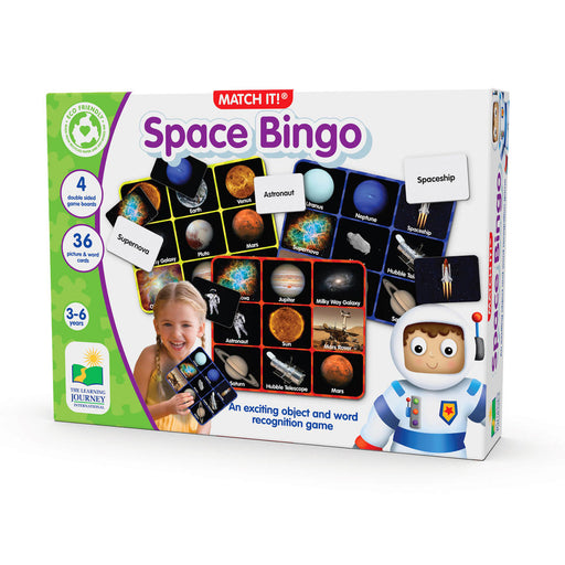 The Learning Journey - Match It! Space Bingo