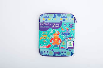 MierEdu: Puzzle + Draw Magnetic Kit - Crazy Monsters