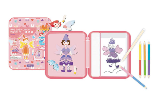 MierEdu: Puzzle + Draw Magnetic Kit - Fairies