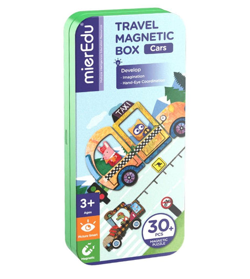 MierEdu: Magnetic Travel Box - Cars