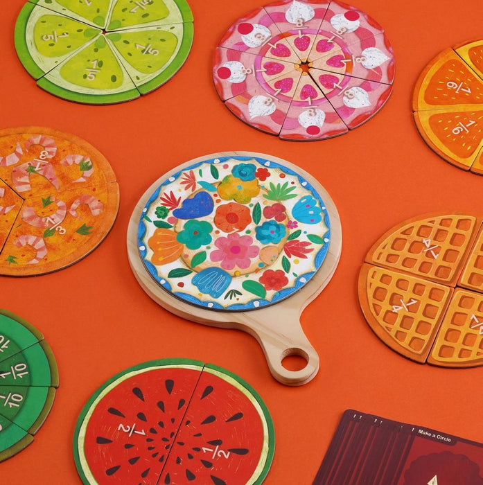 MierEdu: MI Maths Brain - Yummy Food Fraction Board