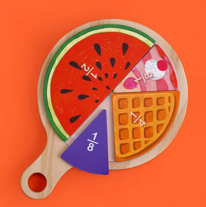 MierEdu: MI Maths Brain - Yummy Food Fraction Board