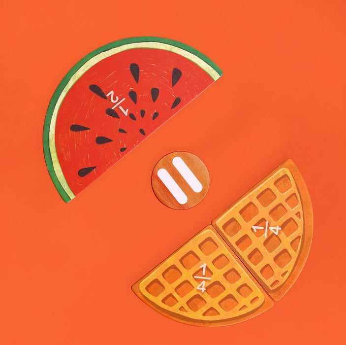 MierEdu: MI Maths Brain - Yummy Food Fraction Board