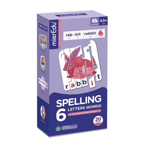 MierEdu: MI English Brain Puzzle - Level 5 Spelling 6 Letters Words