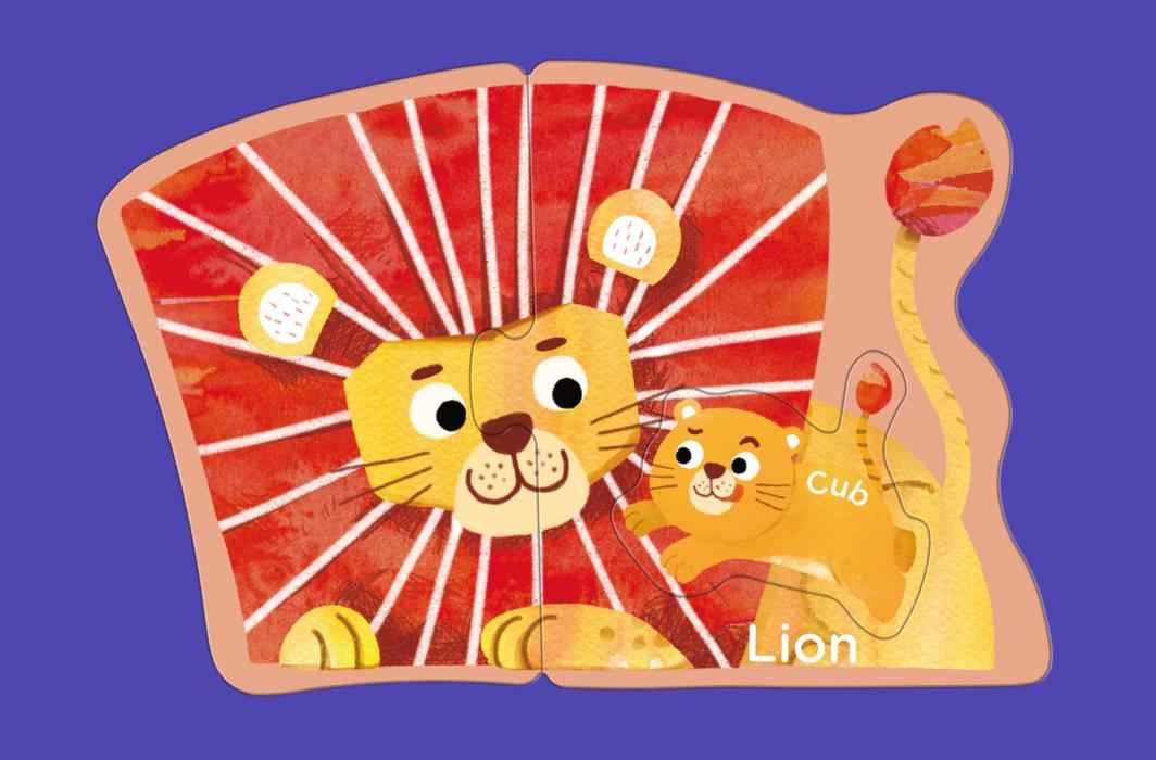 MierEdu: MI Growth Puzzle - Level 1 Match Baby Animals