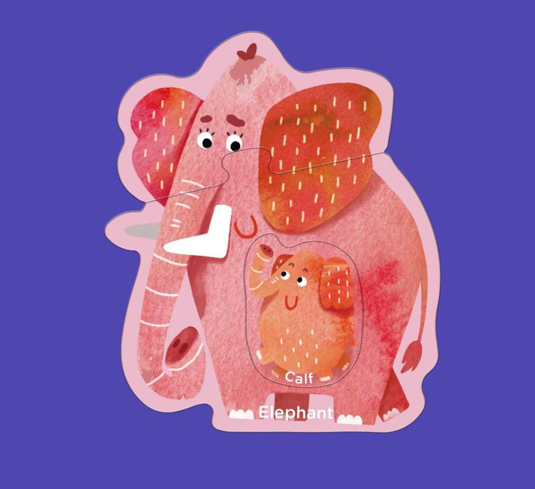 MierEdu: MI Growth Puzzle - Level 1 Match Baby Animals
