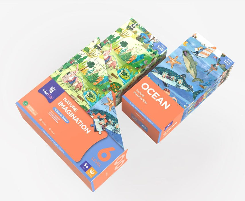 MierEdu: MI Growth Puzzle - Level 6 Nature Imagination