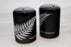 NZ Silver Fern Salt & Pepper Shakers
