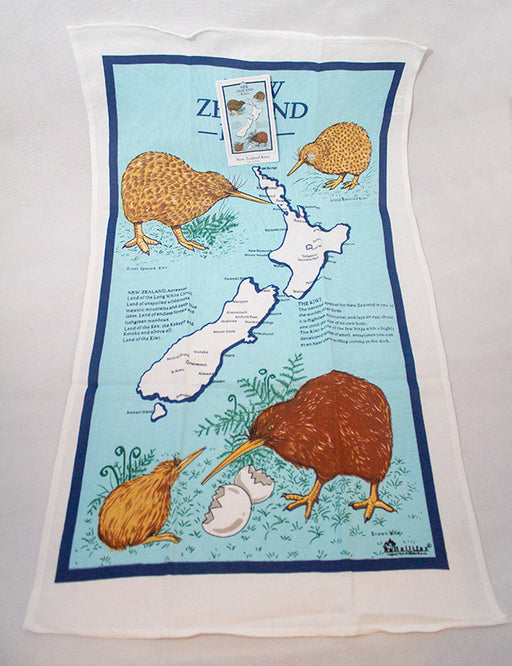 New Zealand Kiwi Tea Towel