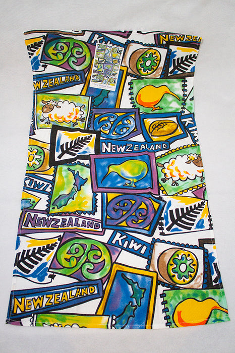 New Zealand Icons Tea Towel