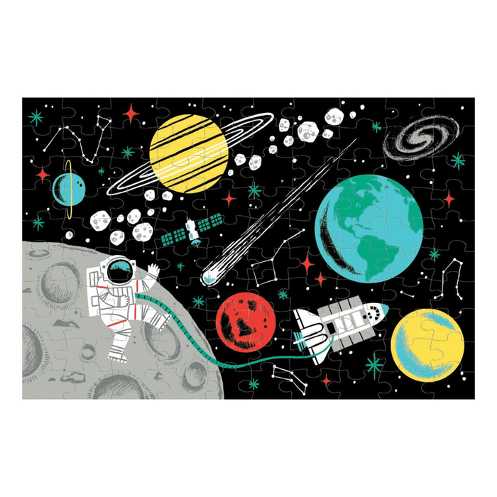 Mudpuppy - Glow in the Dark Puzzle - Outer Space
