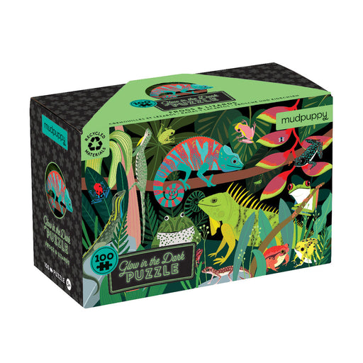 Mudpuppy - Glow in the Dark Puzzle - Frogs & Lizards