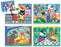 Mudpuppy - 4 in a Box Puzzle Set Kindness