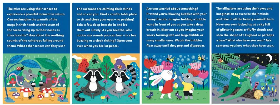 Mudpuppy - 4 in a Box Puzzle Set Mindfulness