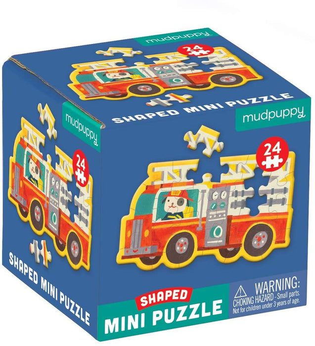 Mudpuppy - Mini Shaped Puzzles Fire Truck